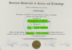 <b>American University of Science and Technology Diploma美国科技大学毕业证书</b>